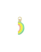 Enamel Gold Watermelon fruit Charm Pendant, Sku#Y1006