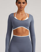 The Elevate New Long Sleeve Crop top