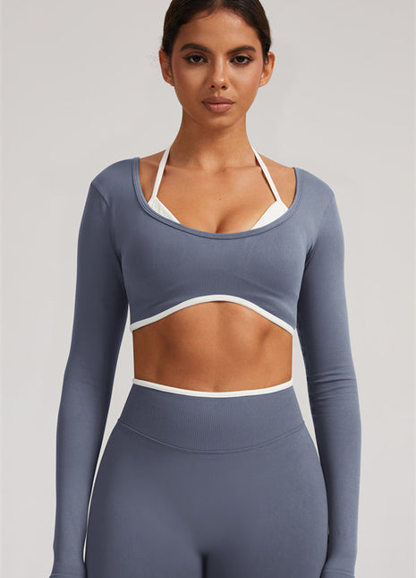 The Elevate New Long Sleeve Crop top