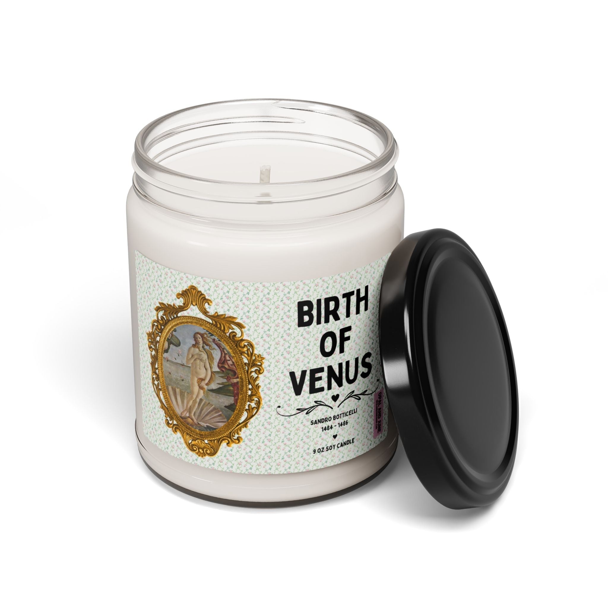 Birth of Venus by Sandro Botticelli: Candle Home Decor Opal and June