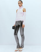 Blumarine Women Metallic Leggings