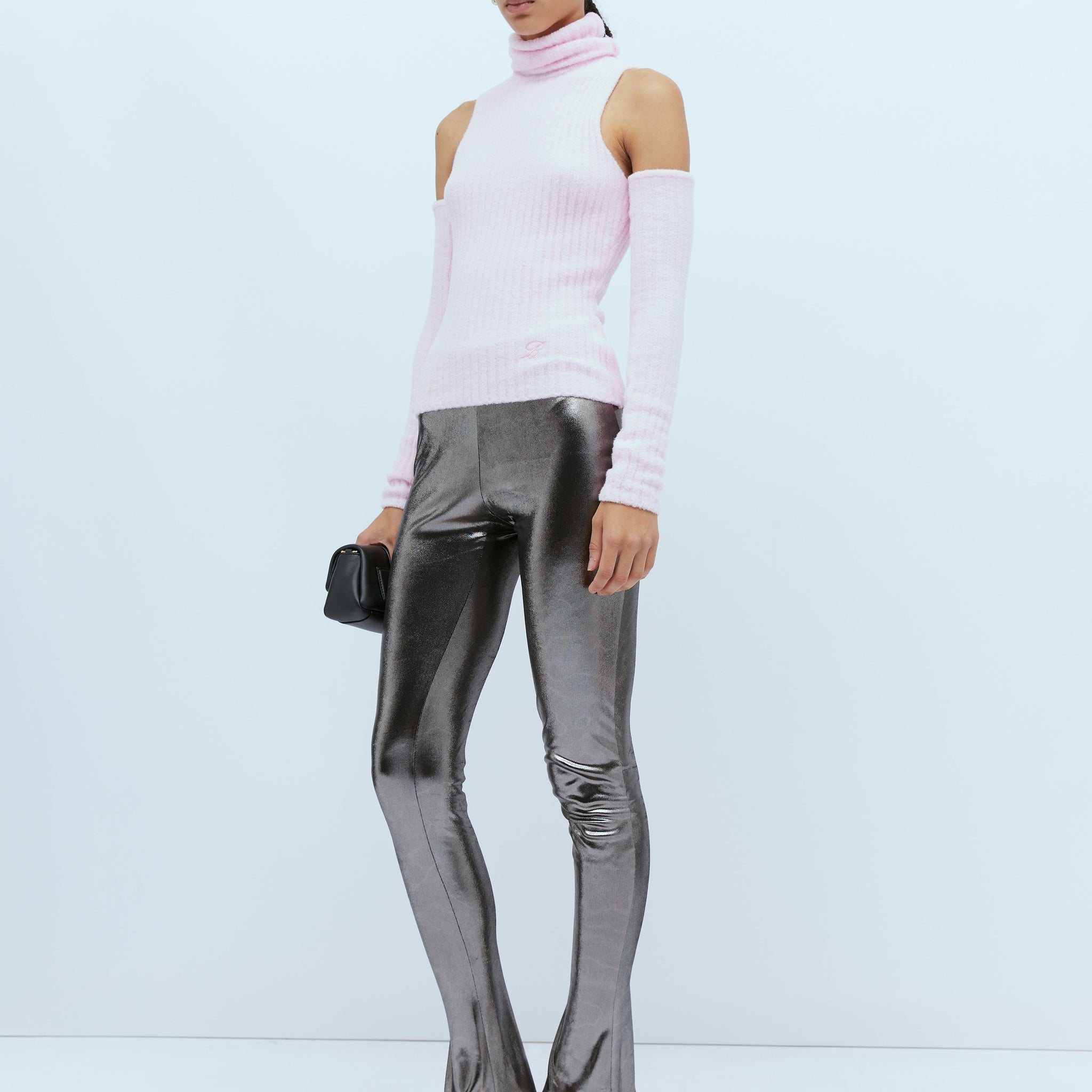 Blumarine Women Metallic Leggings