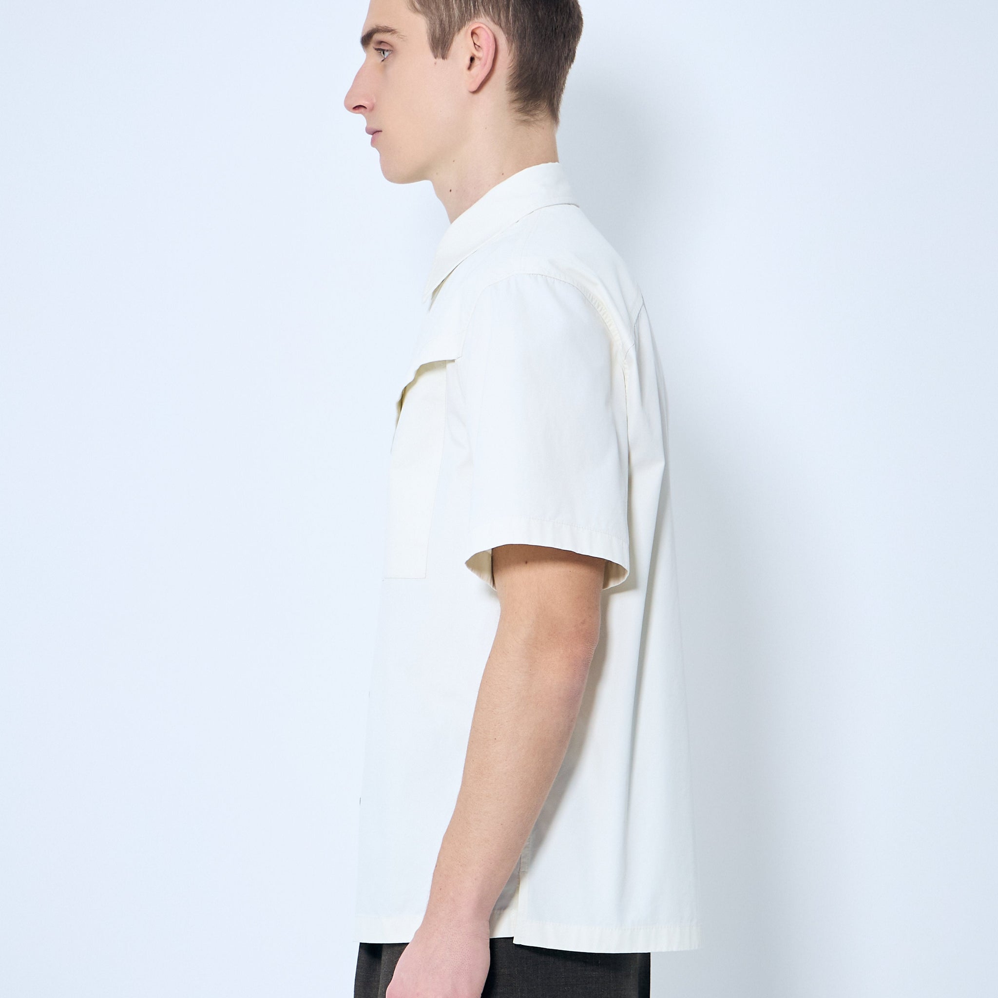 Bottega Veneta Men Light-Cotton Twill Shirt