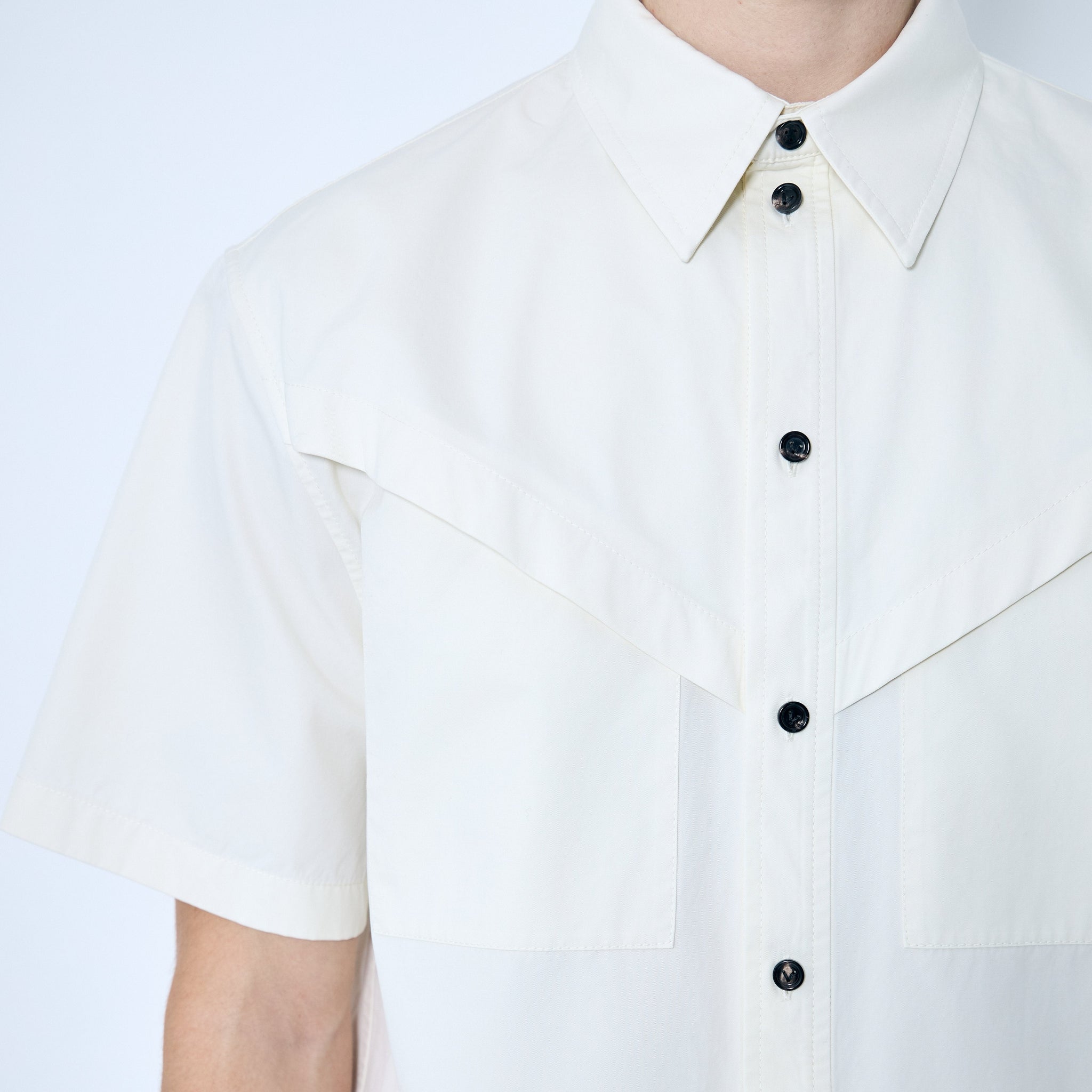 Bottega Veneta Men Light-Cotton Twill Shirt