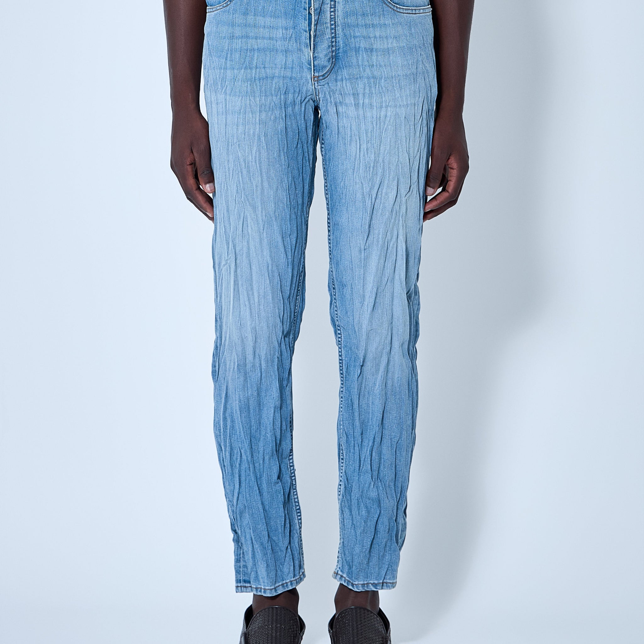 Bottega Veneta Men Crushed Jeans