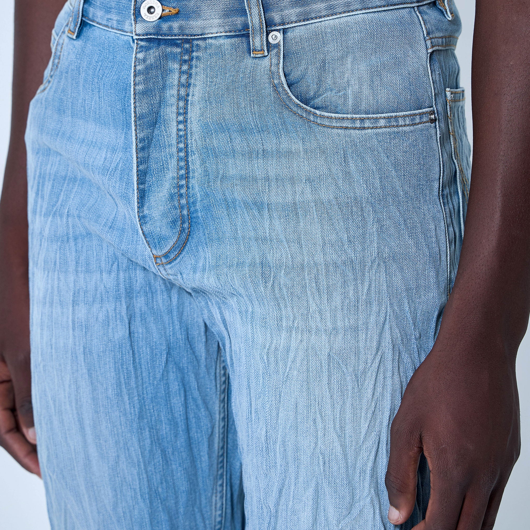 Bottega Veneta Men Crushed Jeans