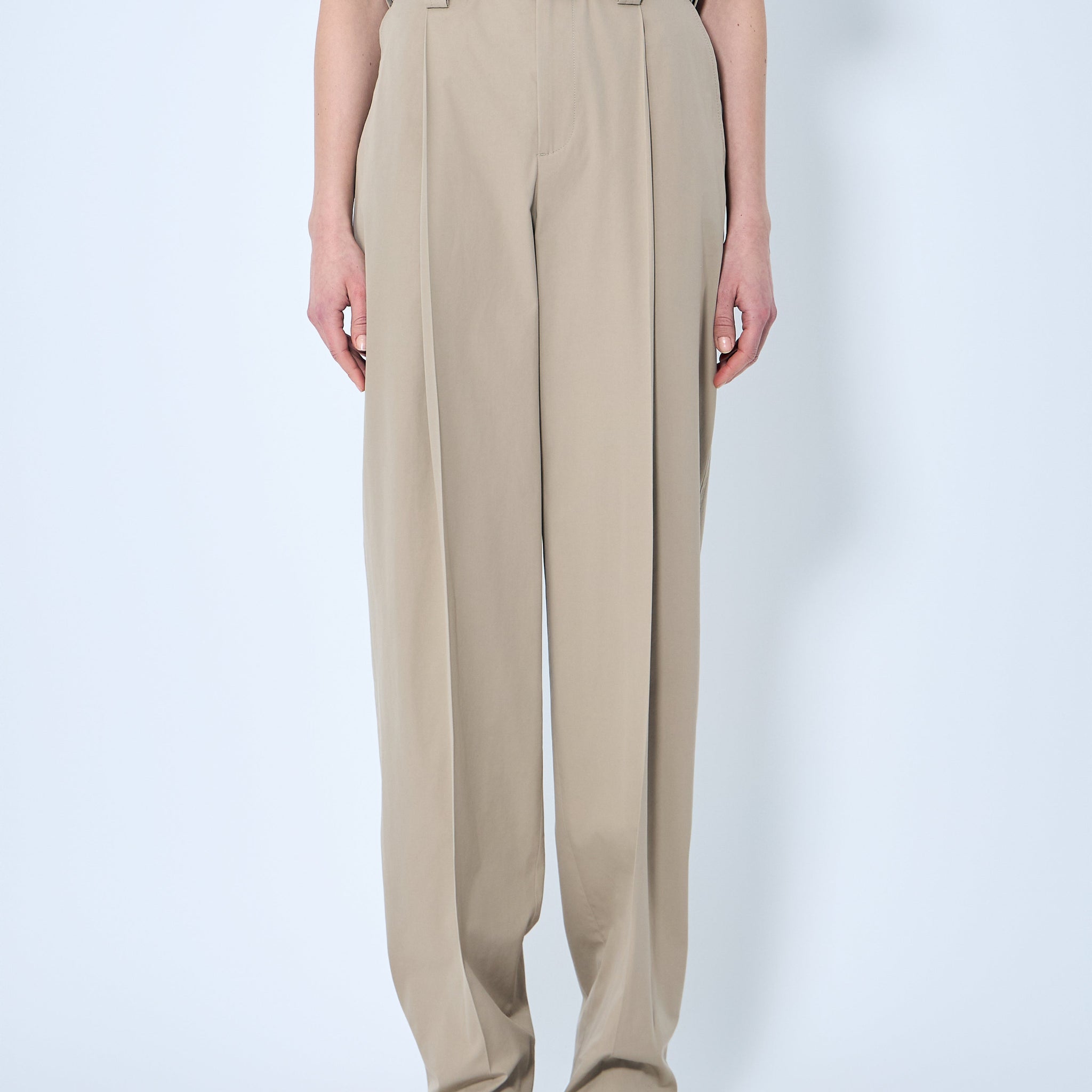 Bottega Veneta Women Compact Cotton Pants