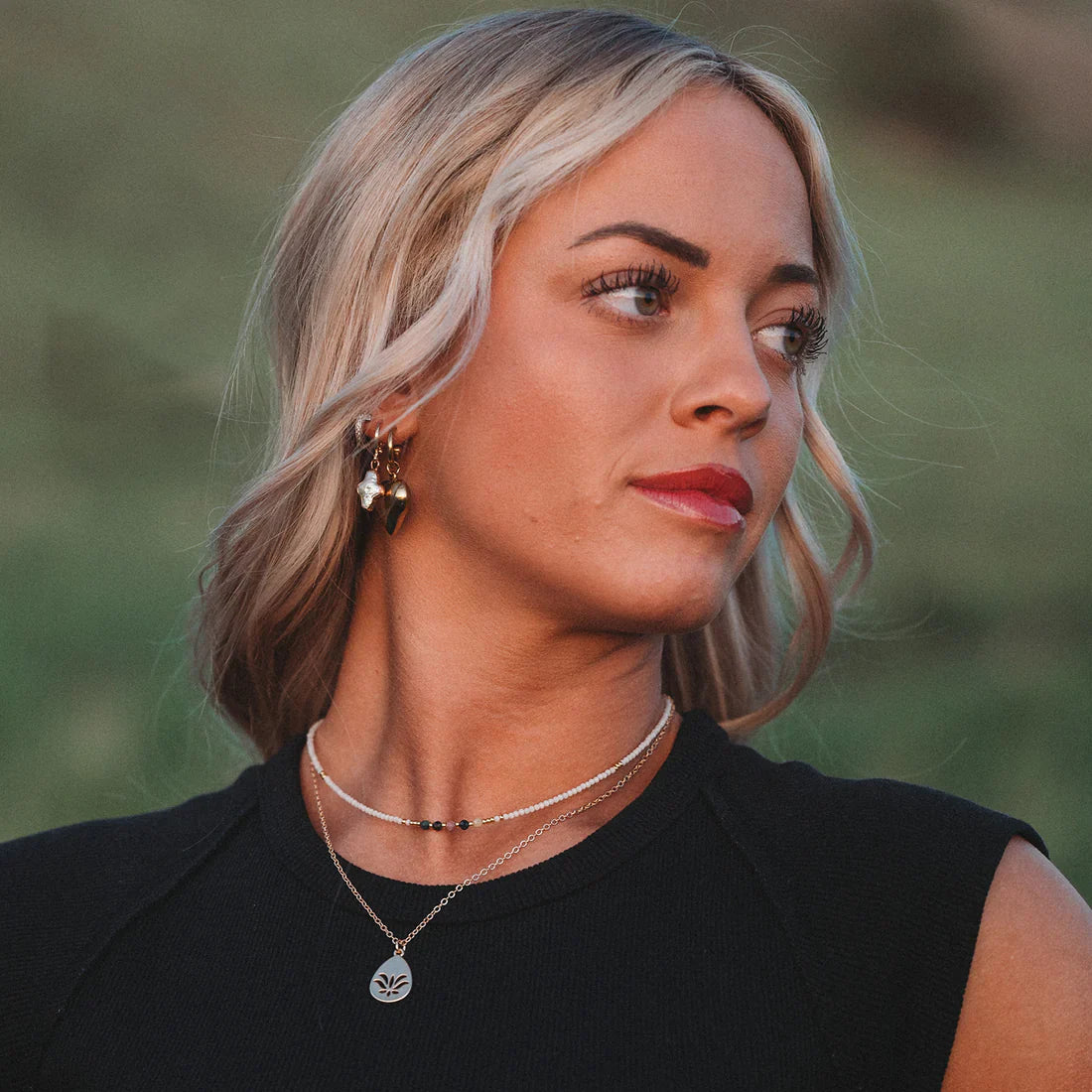 Breathe Necklace Set - New Necklace Wear K'lani