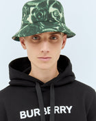Burberry Men Rose Print Wax Bucket Hat