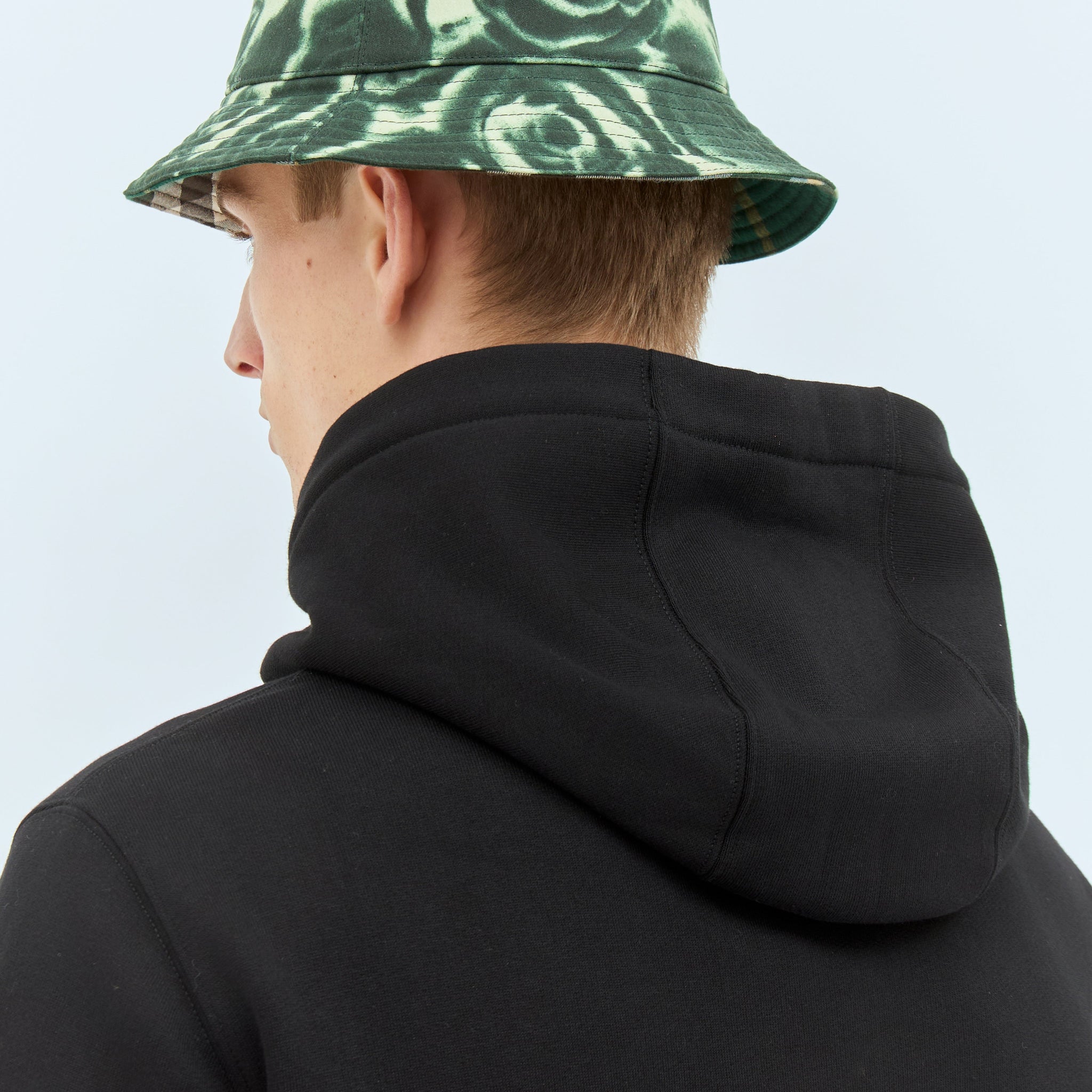 Burberry Men Rose Print Wax Bucket Hat