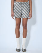 Burberry Women Check Drawstring Shorts