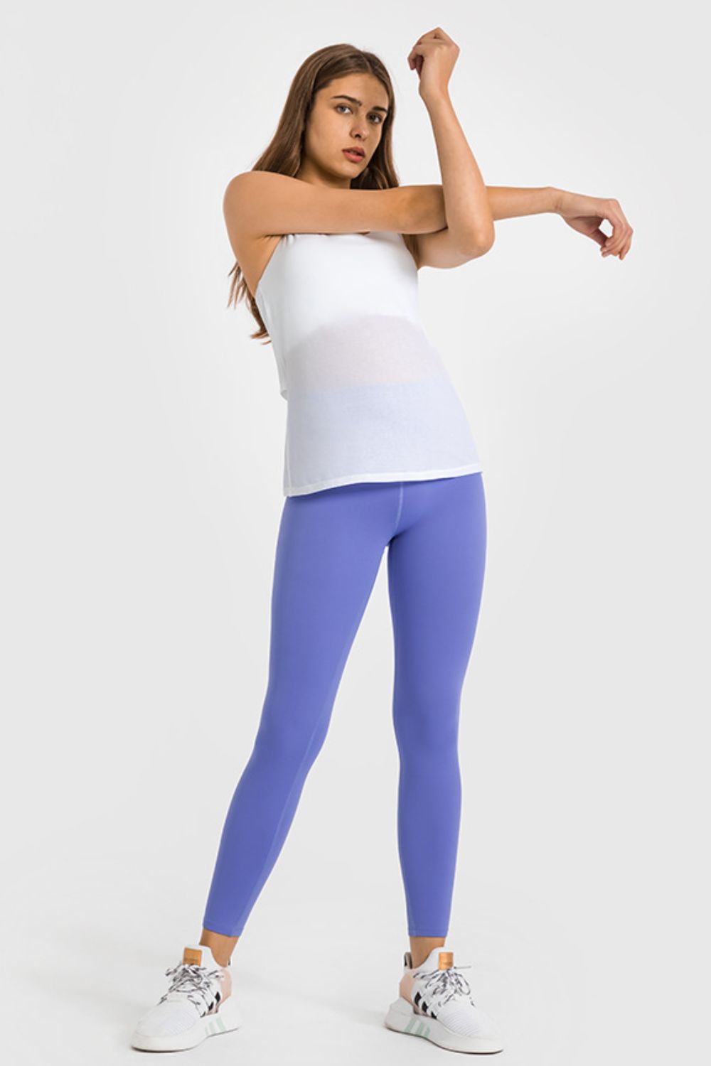 Millennia High Waist Ankle-Length Yoga Leggings Trendsi