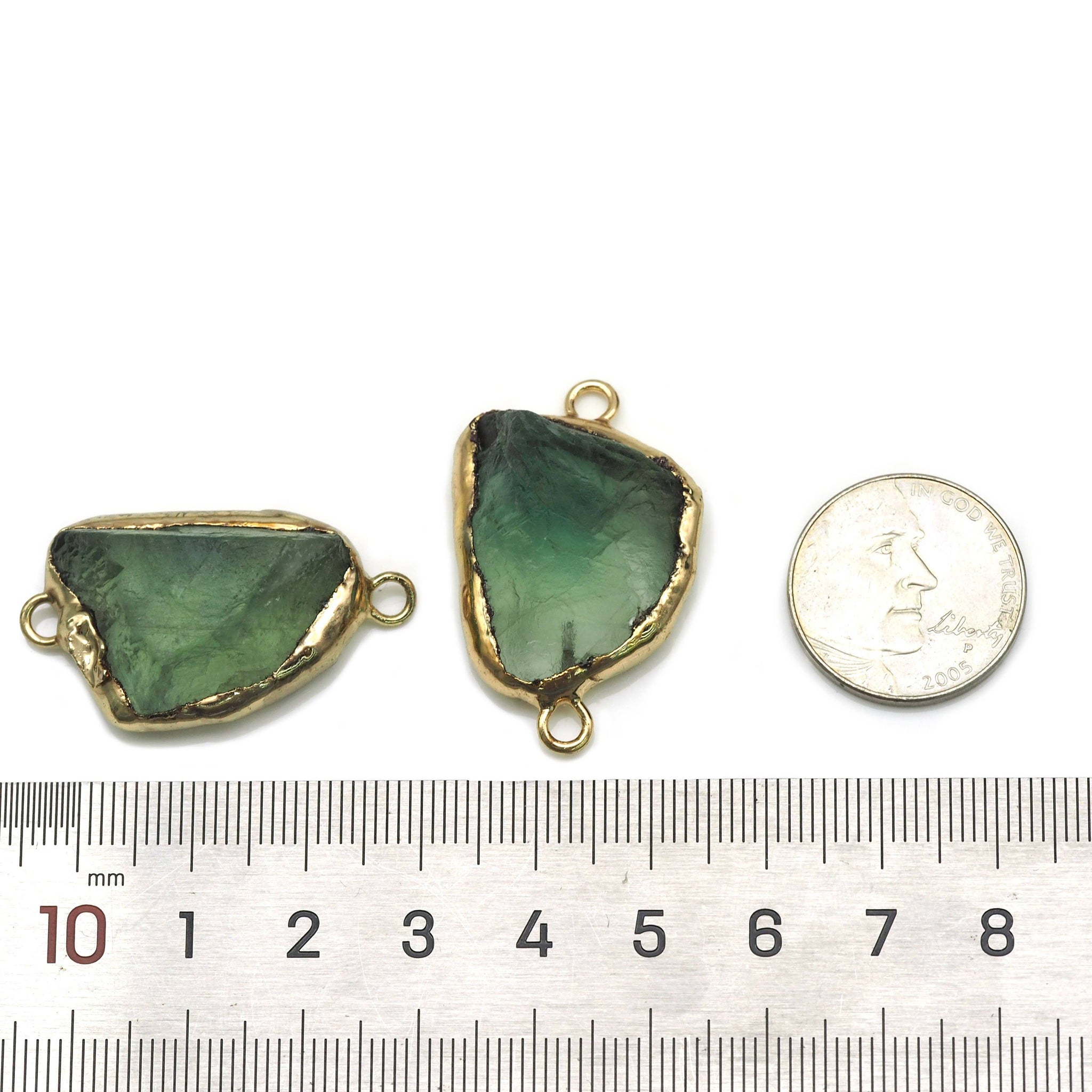 Green Fluorite Pendant, Sku#YT28