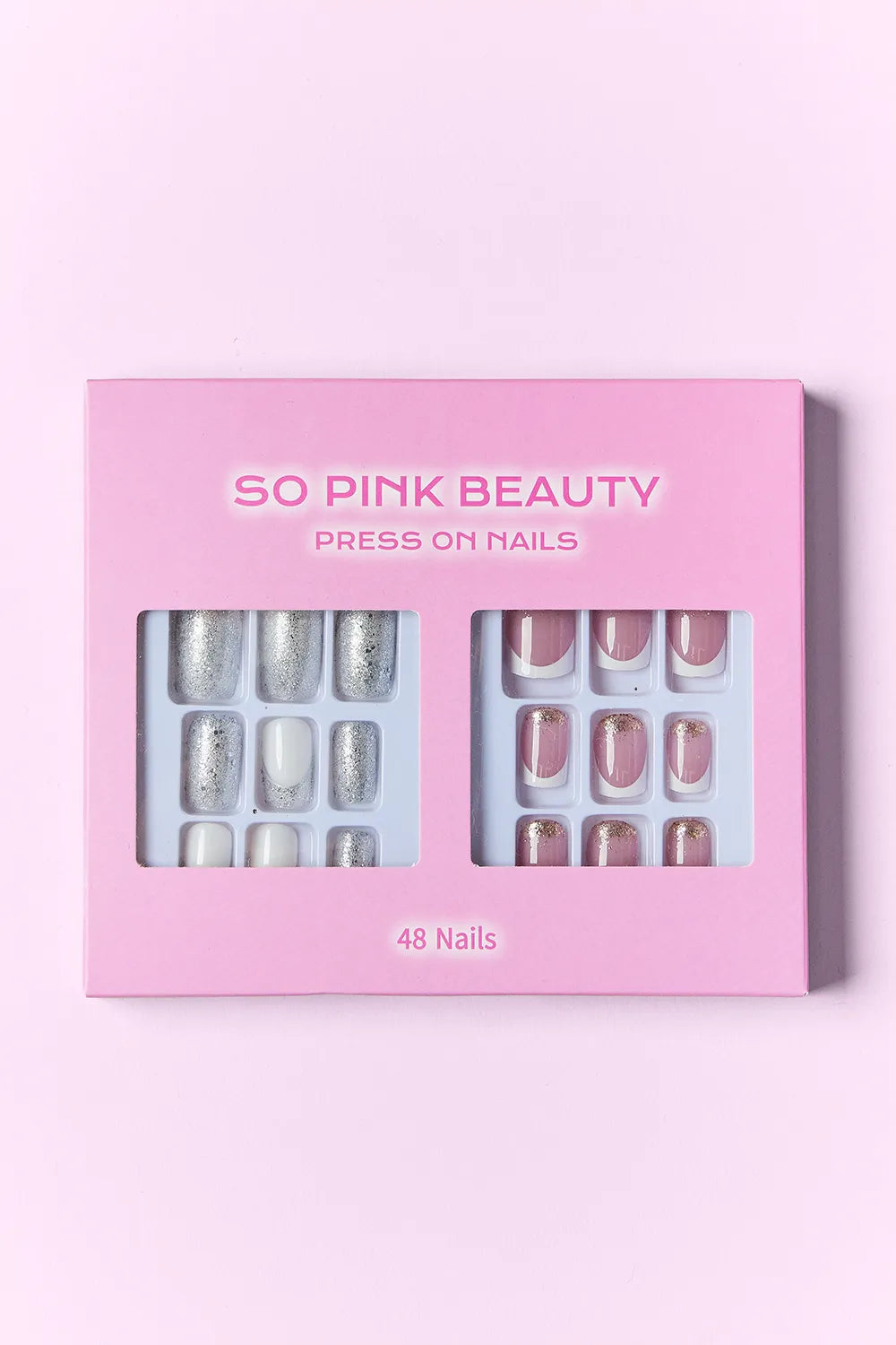 SO PINK BEAUTY Press On Nails 2 Packs Trendsi