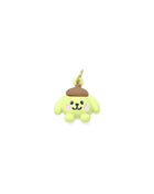 Gold Yellow Enamel 3D Puppy Dog Charm Pendant, Sku#Y1018
