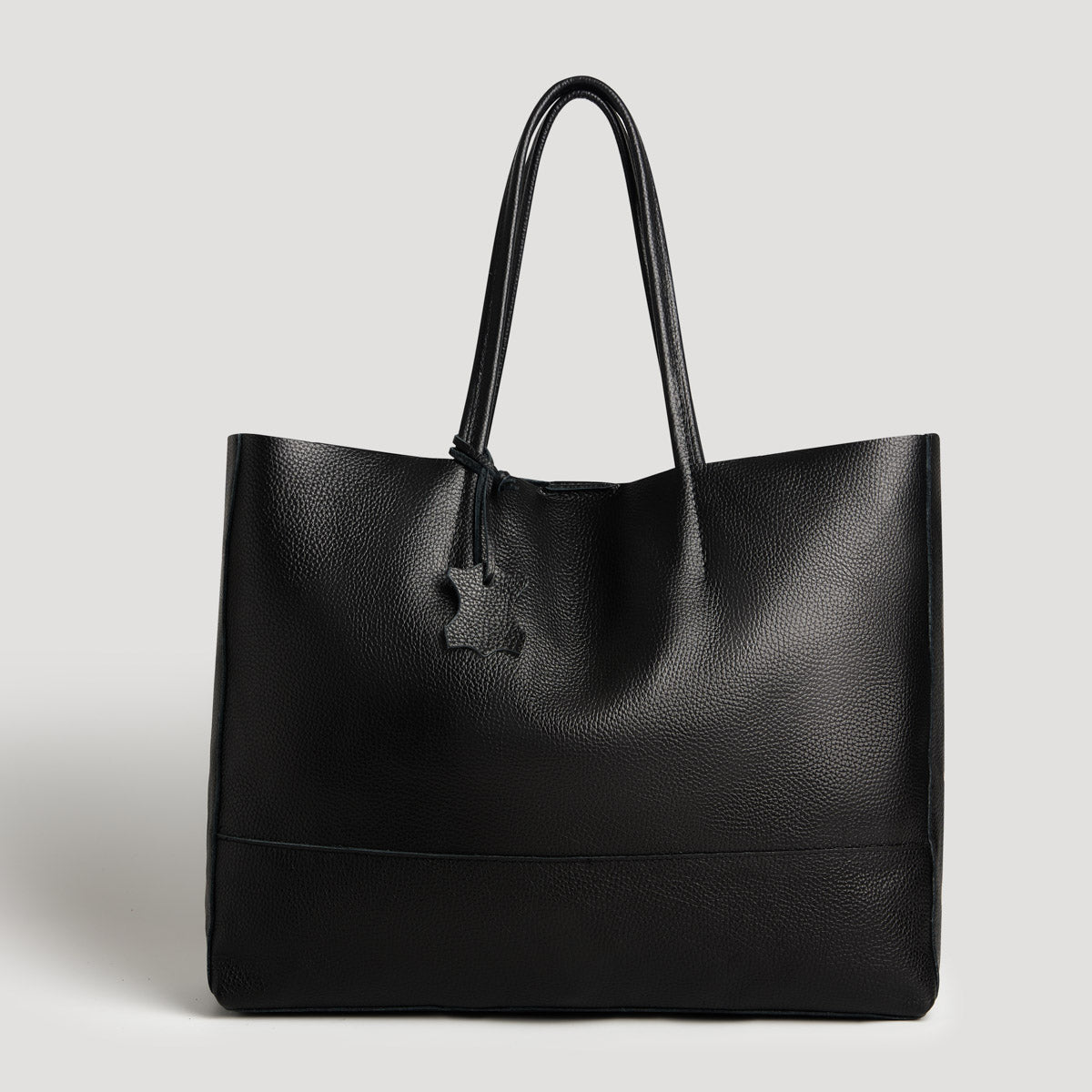 The Original Leather Tote | VERA PELLE Black Bags LeatherBags B2B