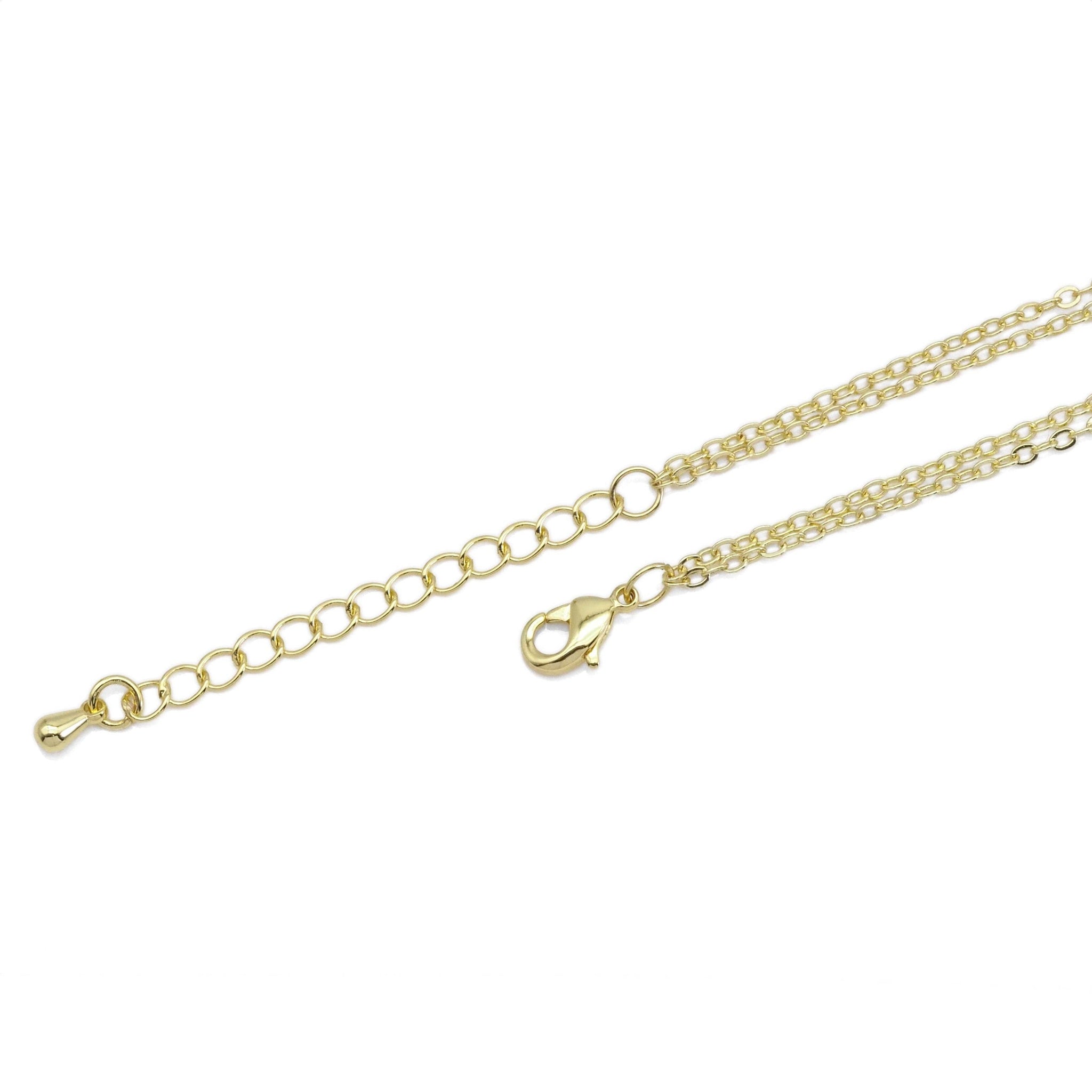 Dainty Chain Layering Necklace with Star and Coin Necklace, Sku#EF534
