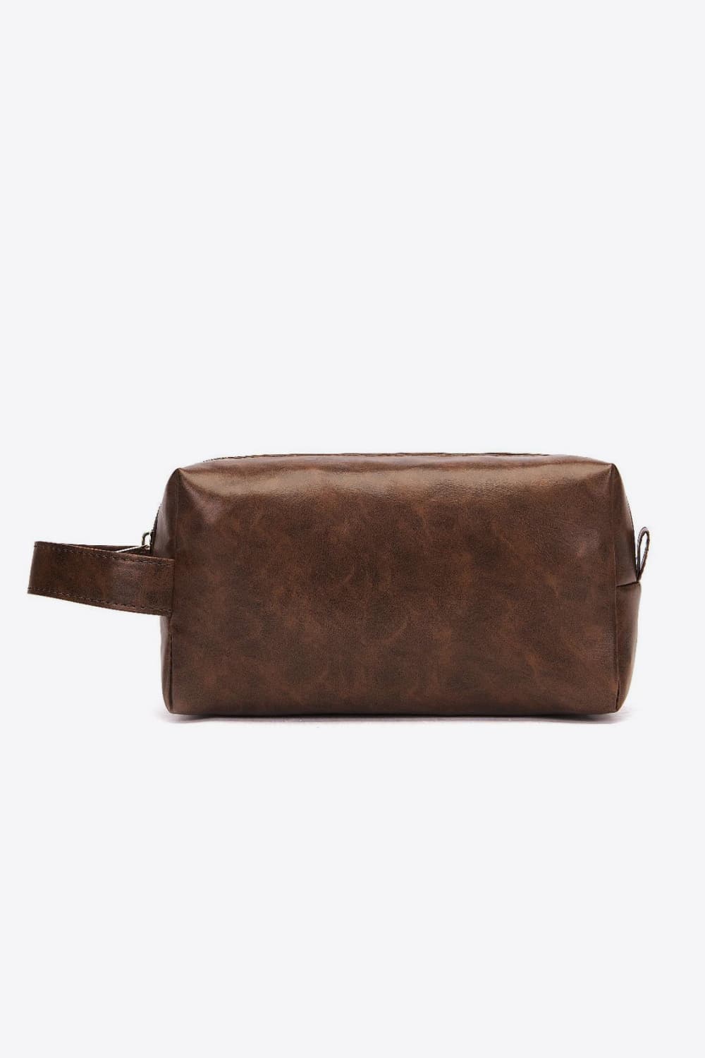 Cute PU Leather Makeup Bag Mocha Trendsi