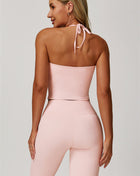 The Surge Halter Crop Top Leggings 2-Piece Set