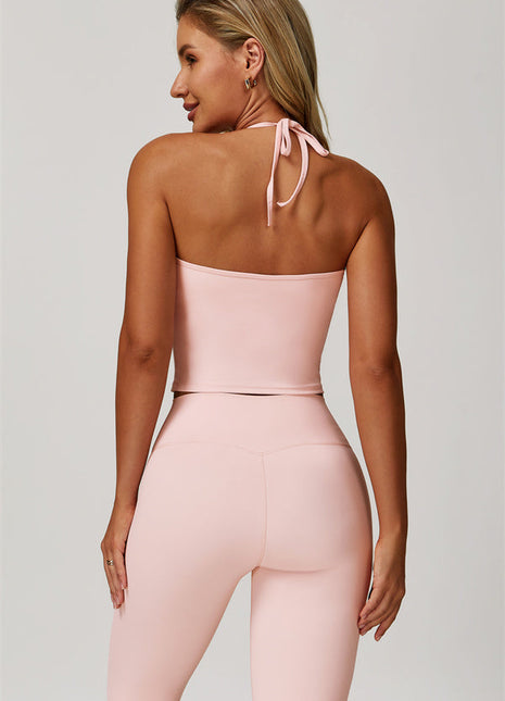 The Surge Halter Crop Top Leggings 2-Piece Set