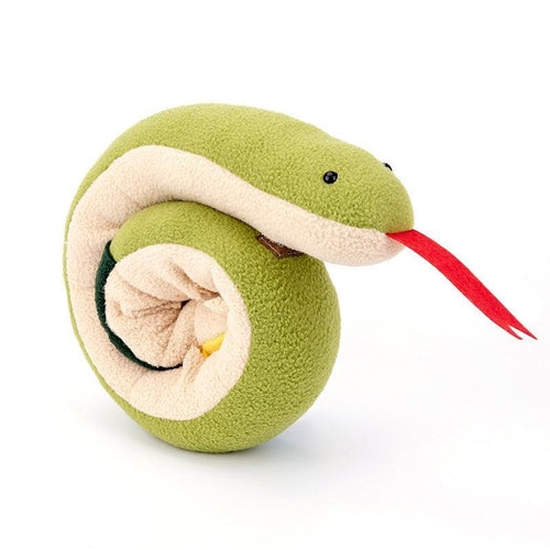 Dog Snuffle Snake: Interactive Slow Feeder And Enrichment Puzzle Toy