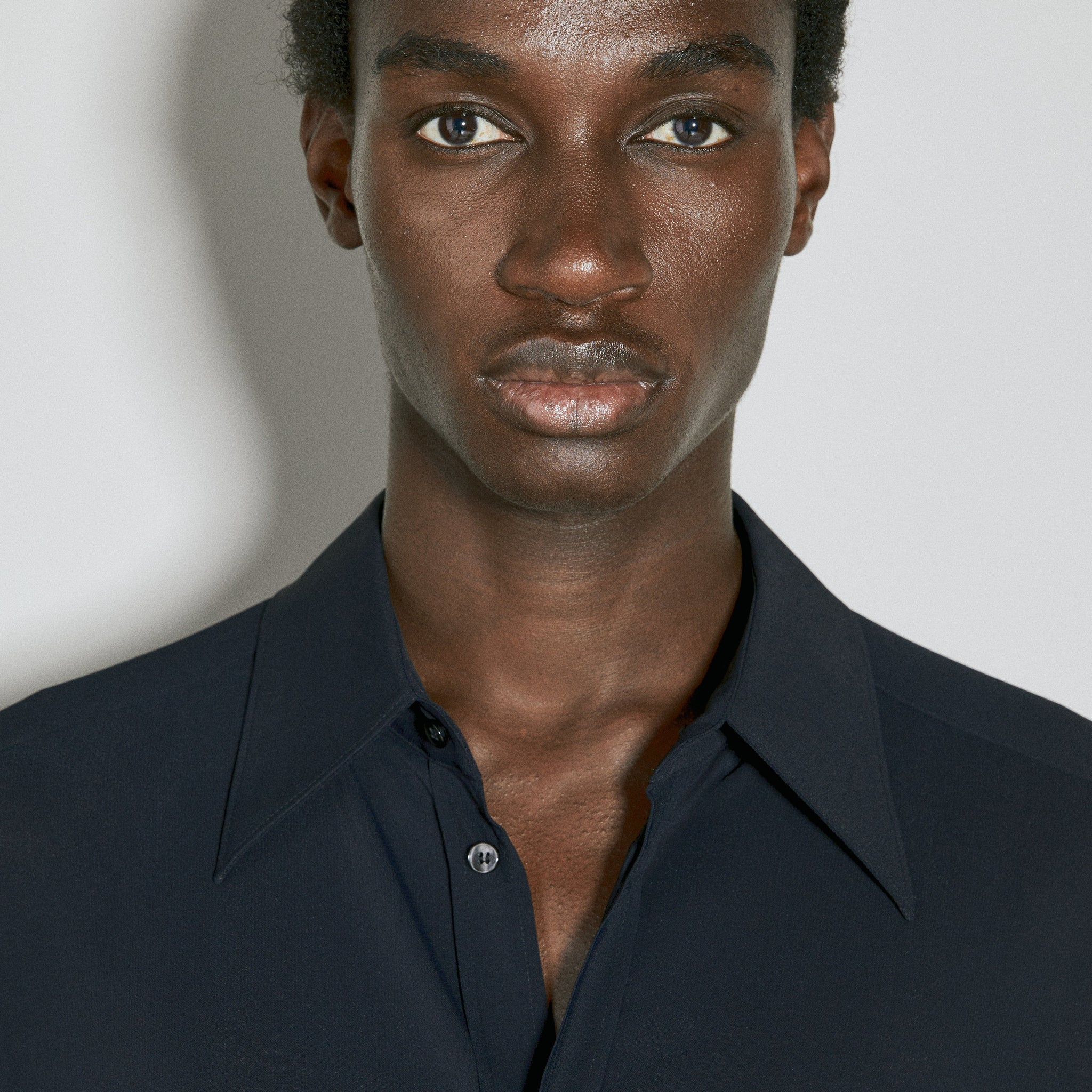 Dolce & Gabbana Men Martini Fit Stretch Charmeuse Shirt