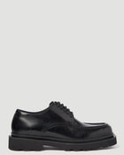 Dolce & Gabbana Men Brushed Leather Derby Shoes