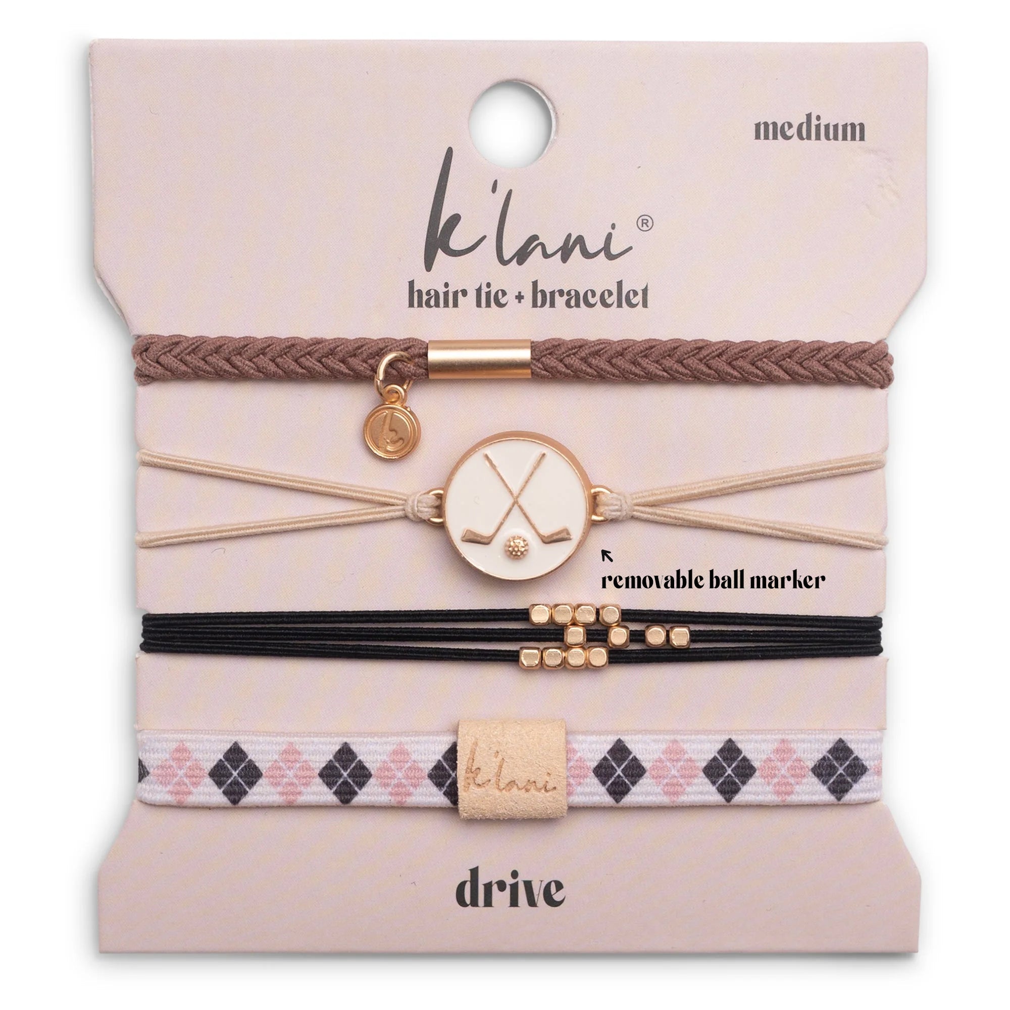 Drive Hair Tie Bracelets Set
