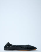 Dries Van Noten Women Croc-Embossed Ballerina Flats