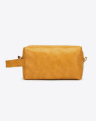 Cute PU Leather Makeup Bag Gold Trendsi