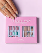 SO PINK BEAUTY Press On Nails 2 Packs Polished Petals One Size Trendsi