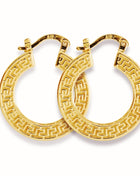 Egyptian Hoop Earrings 25mm Earrings Views & Co