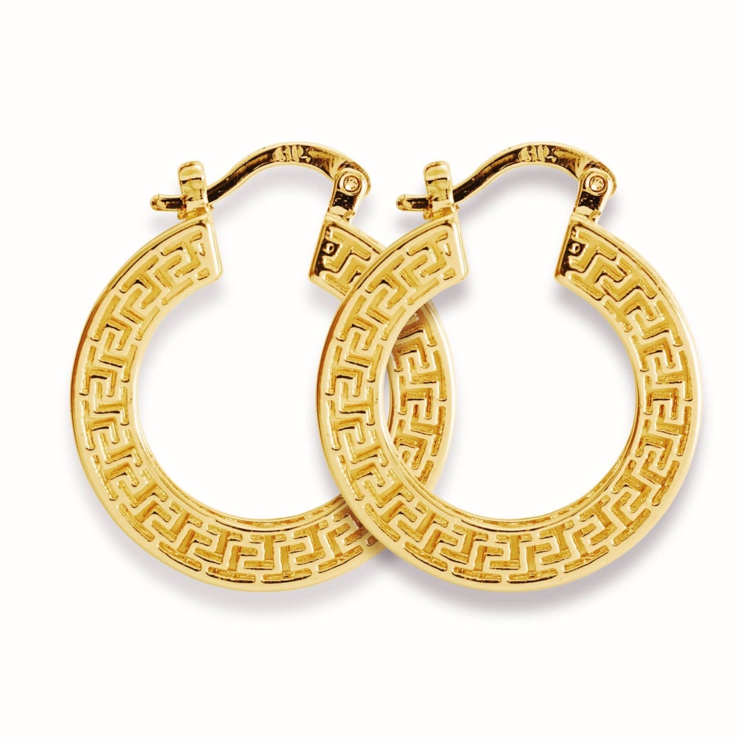 Egyptian Hoop Earrings 25mm Earrings Views & Co