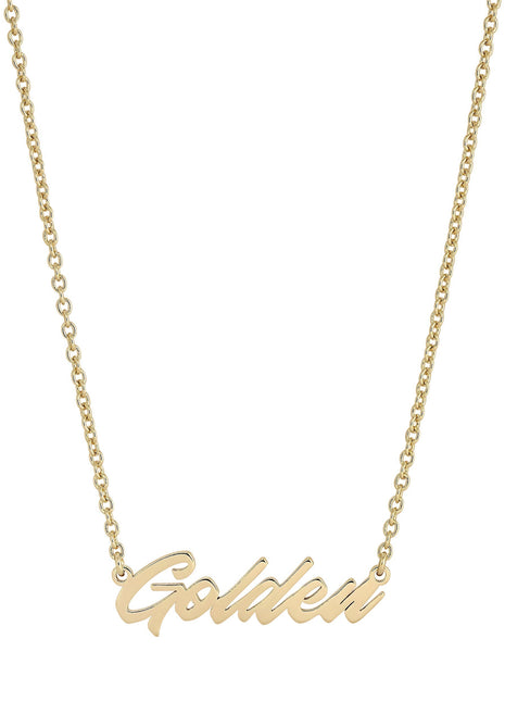 Golden Necklace by Eklexic