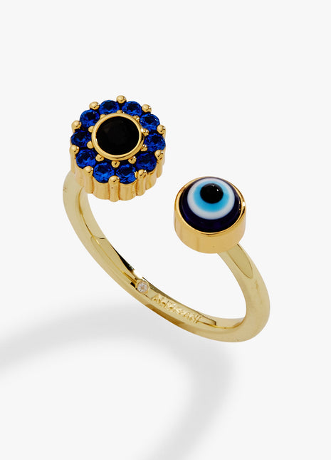 Evil Eye Fidget Spinner Ring