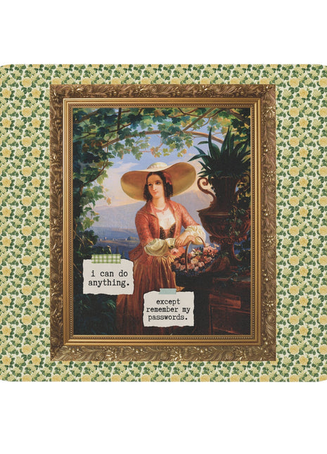 Except Remember My Passwords Mousepad 9" × 8" Rectangle Home Decor Opal and June