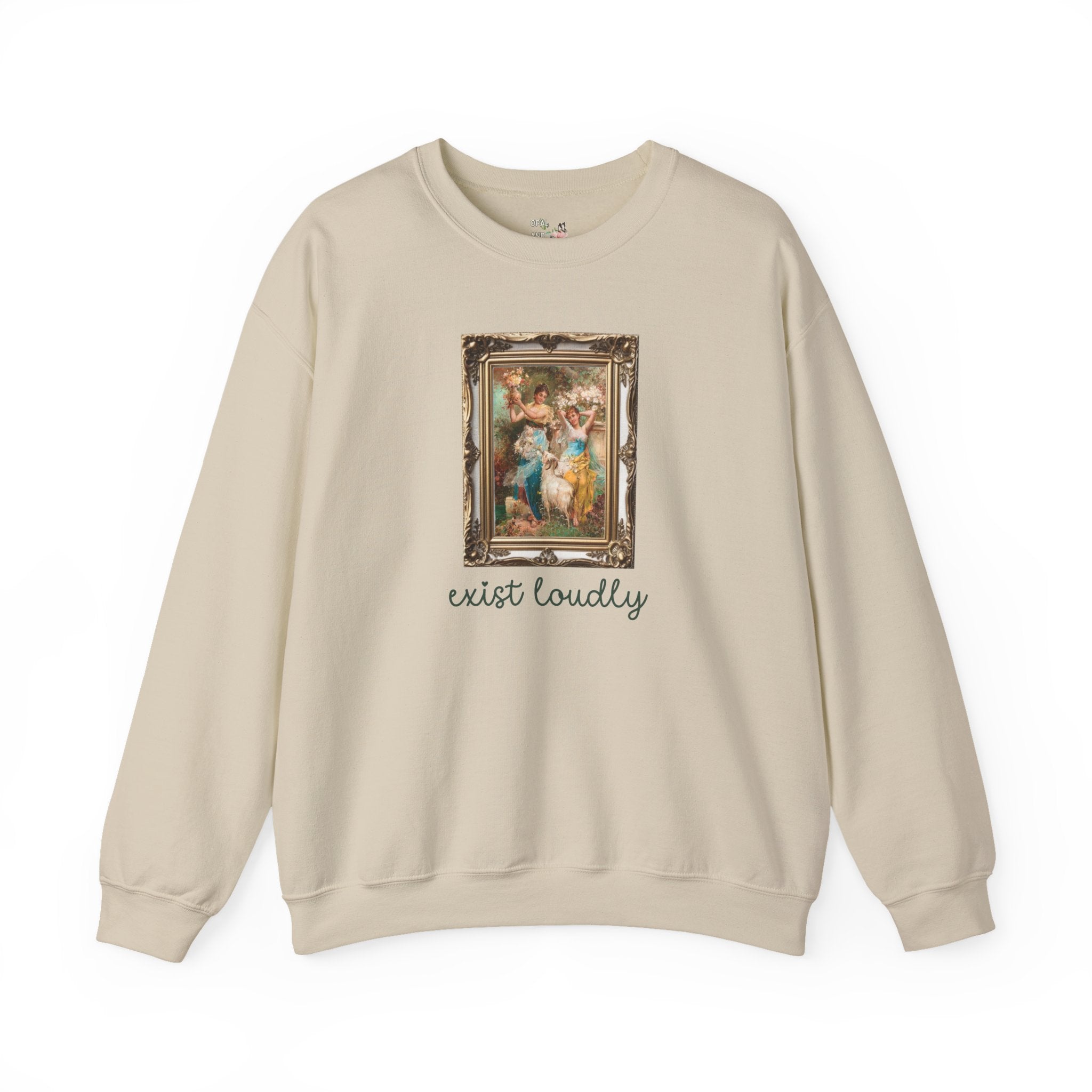 Exist Loudly Sand Sweatshirt Opal and June