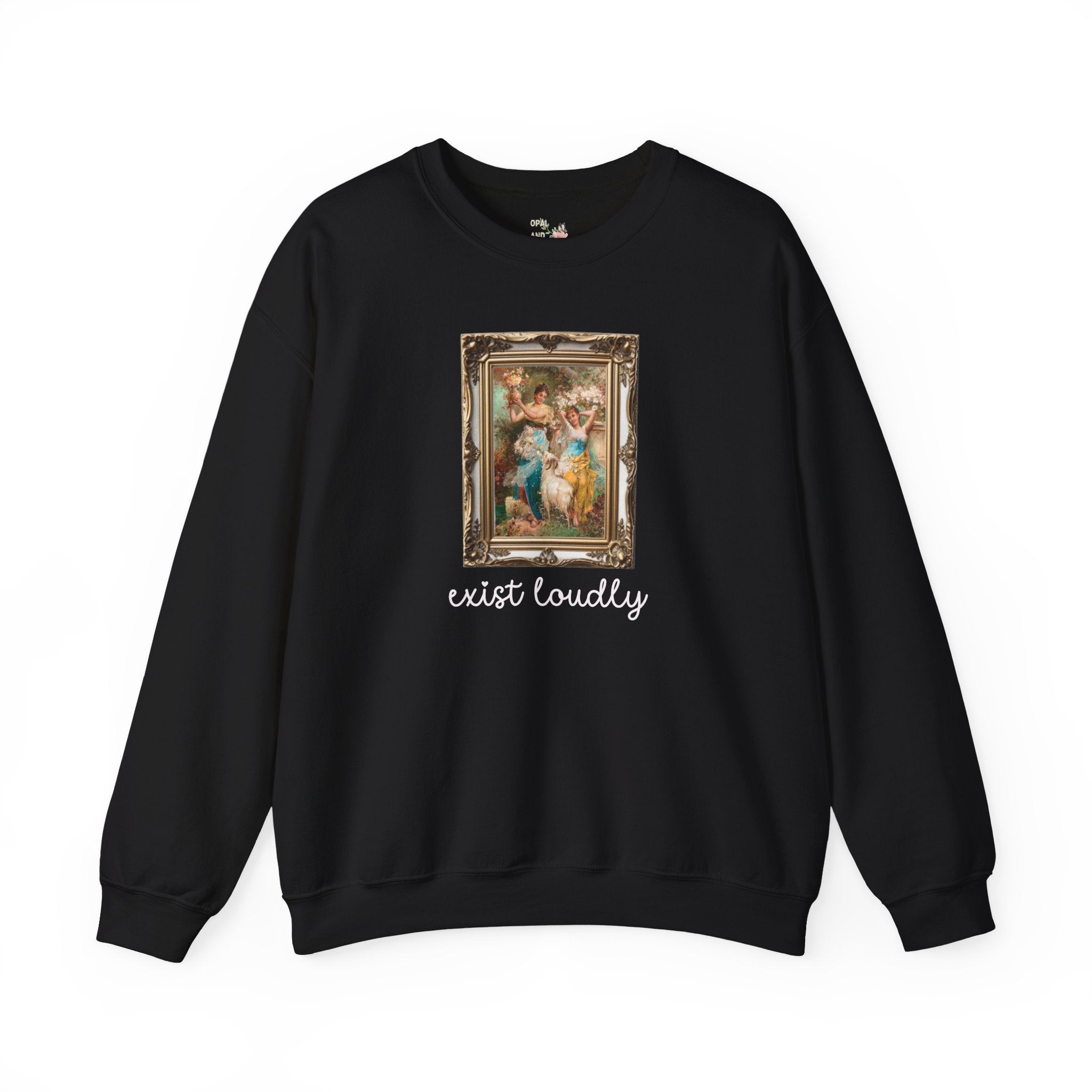 Exist Loudly Black Sweatshirt Opal and June