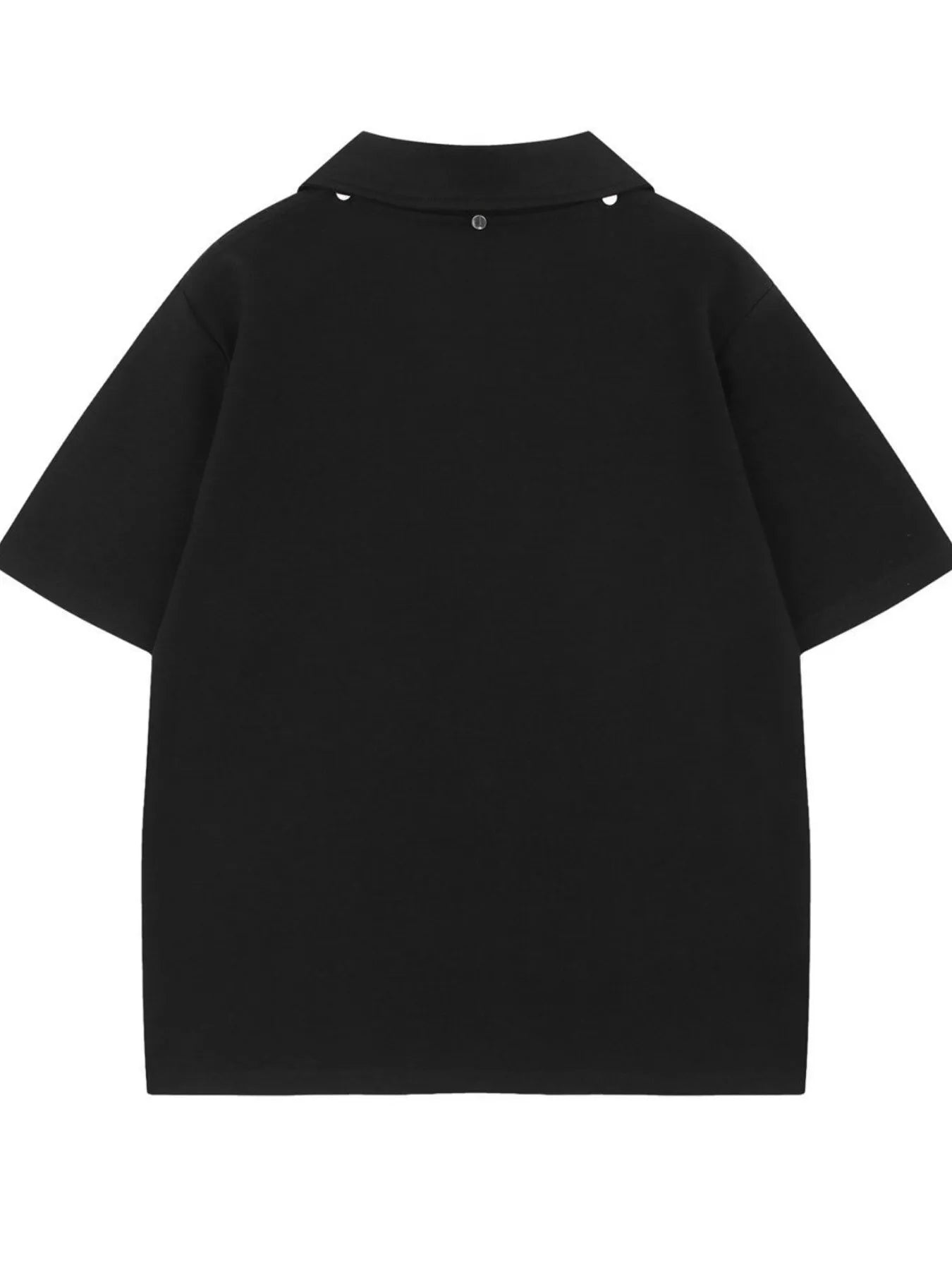 Mens Detachable Collar Comfy Polo shirts Trendsi