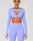 The Ember Sports Bra Crop Top Leggings 3-Piece Set
