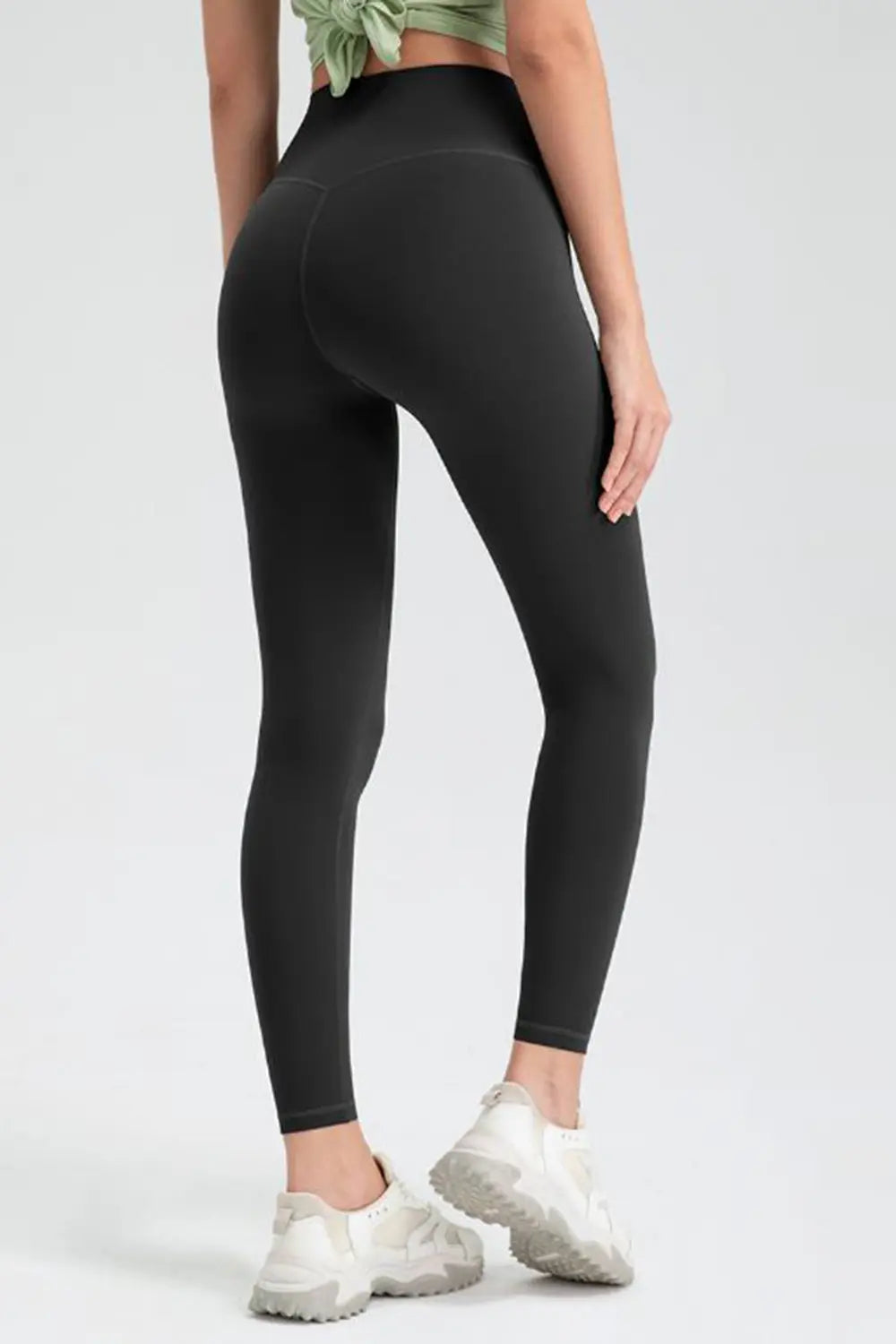 Wide Waistband High Waist Sport Leggings Trendsi
