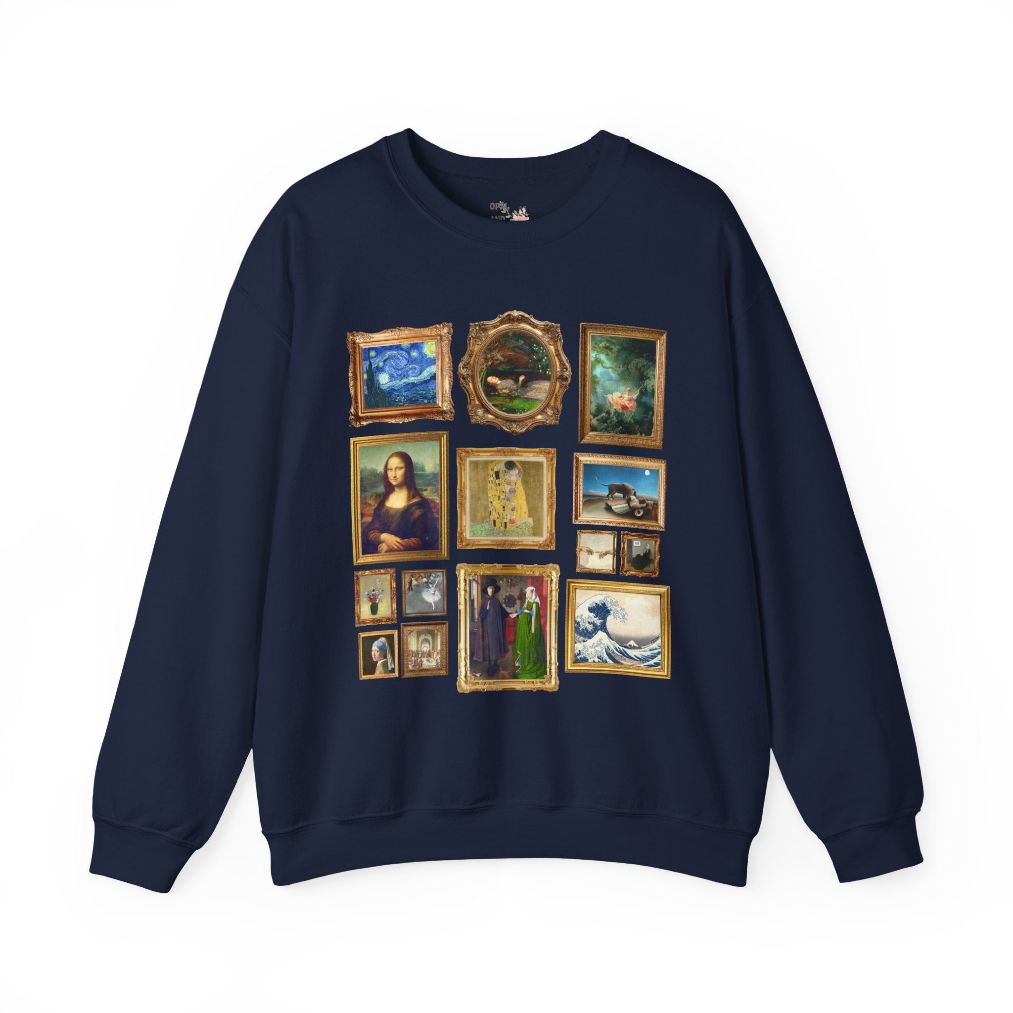 Famous Paintings Art History Sweatshirt Navy Sweatshirt Opal and June