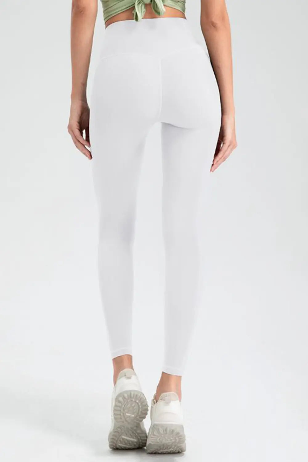 Wide Waistband High Waist Sport Leggings Trendsi