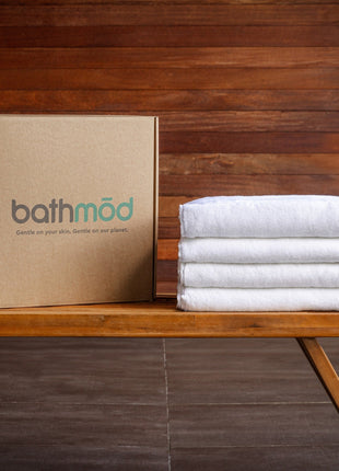 Full Size Cotton Bath Towel Set (4)