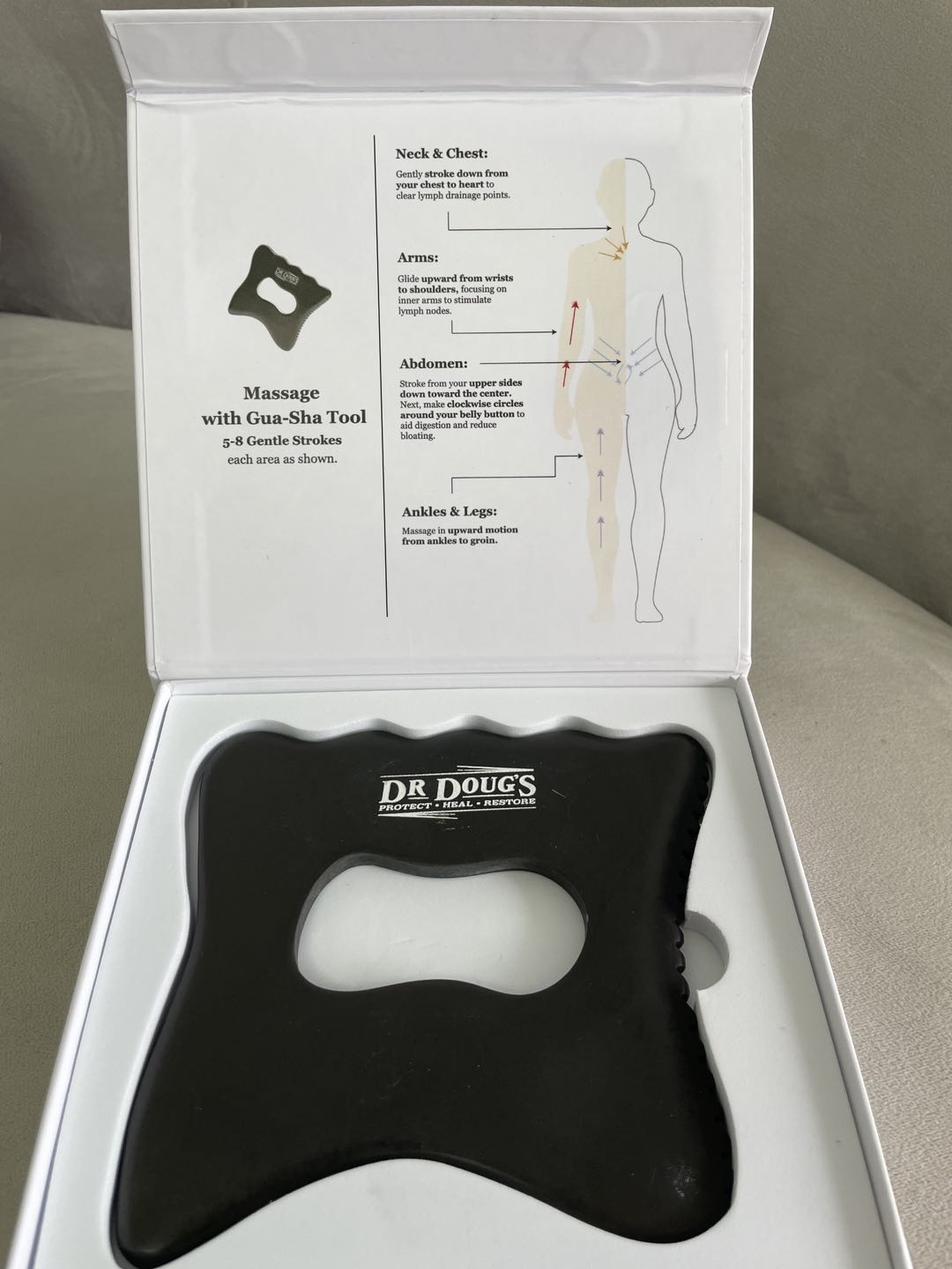 Dr. Doug’s Bian Stone Gua Sha Collection Set – Lymphatic Massage & Sculpting