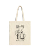 Spilling the Tea Since 1773 Canvas Tote Natural 15