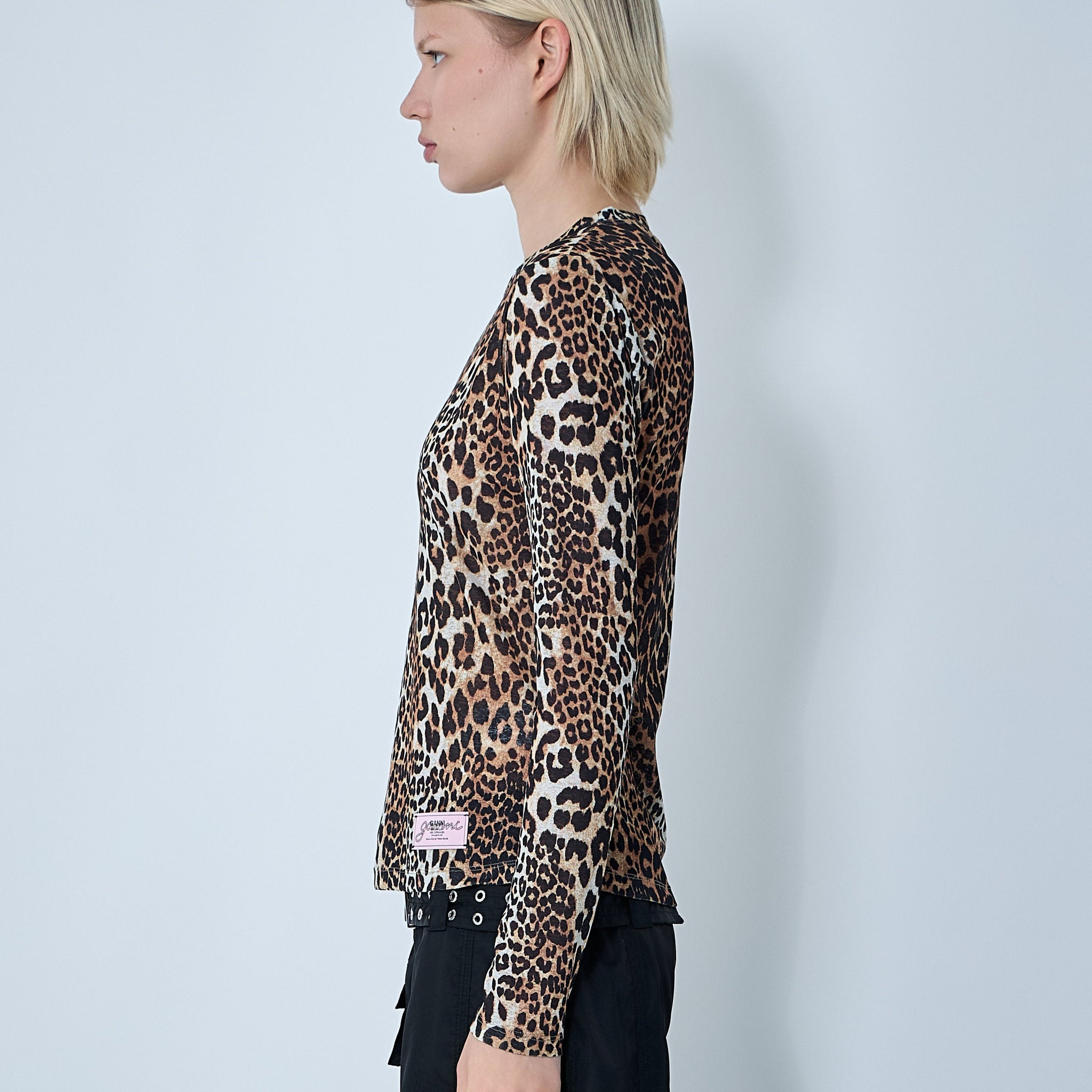 Ganni Women Mesh Top
