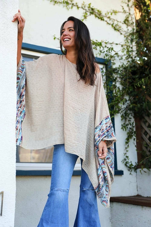 Geometric Embroidered Tunic Top Tops Happy Spoils