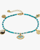 Healing Stone Charm Anklet