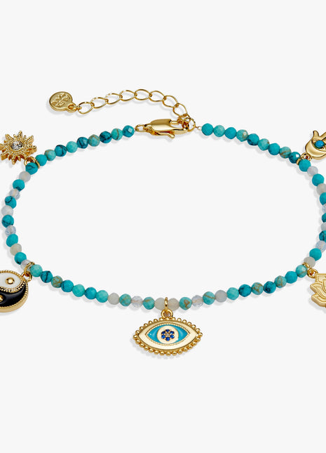 Healing Stone Charm Anklet